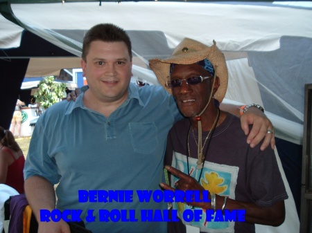 Bernie Worell (Rock and Roll HOF) and I at Black Potatoe Fest