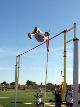 Son - pole vaulting