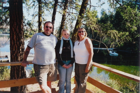 Me, Katrina, and my wife Vicki at Curlew Lake