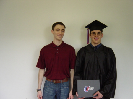 Justin and Travis.......at Travis' Graduation in 2006