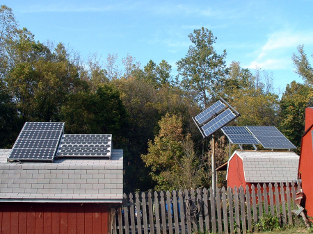 Camp Amakanata's solar array