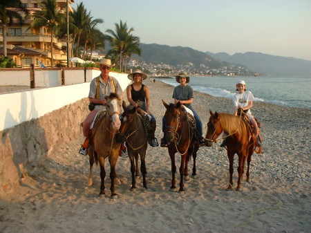 Horse backing in PV Mexico    2001