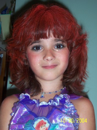 Halloween 2004 Kailee as Ariel