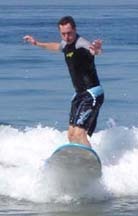 Learning to surf, Hermosa Beach, CA 8.05