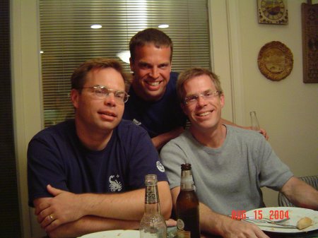 My Brothers and I at Parents place in L.A.