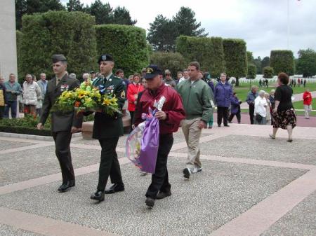 D-Day at the American Cemetary in Normandy