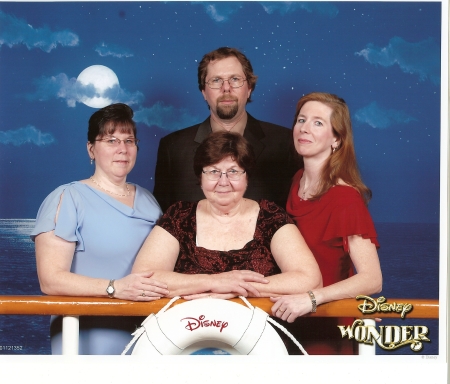 me, Jerry, Mom, and Dannie 2008