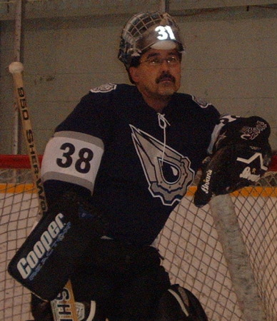 Goalie John rests