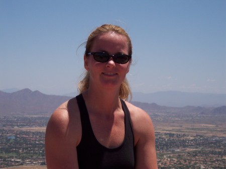 Top of Camelback mountain in Scottsdale, Ari.