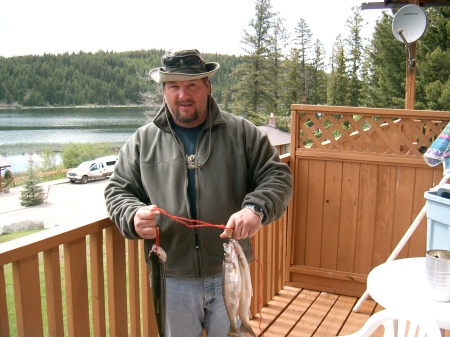 fishing at Roche Lake 2004