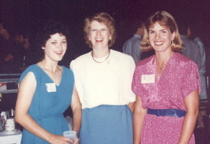 3 lovely ladies from 10th reunion in 1986