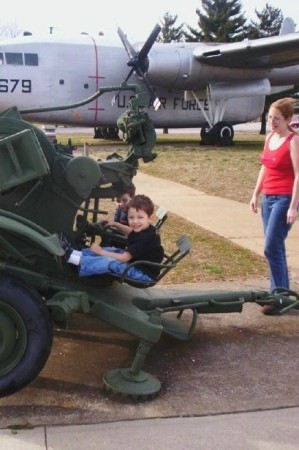 At the Ft. Campbell museum...Spring 2005