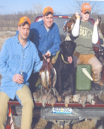 Bill,Hunter and myself, Coakley farms