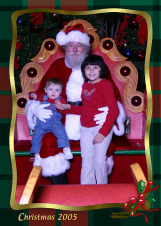 Girls & Santa