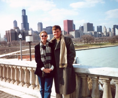 Jim Cleavenger and Britt-Marie Wright in Chicago 1999