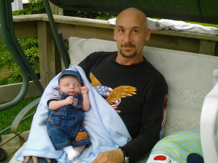 My Husband (Butch) and My grandson (Jesse)