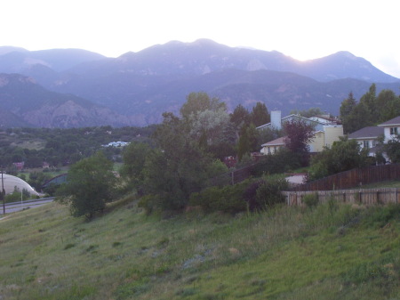 View off the back deck of my house in Colorado