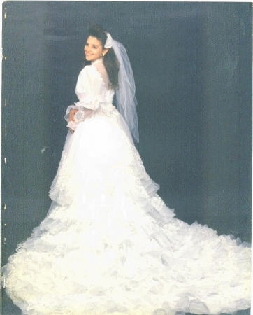 Carol At her Wedding 1990