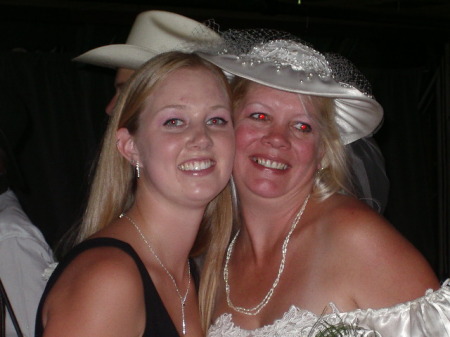 My daughter Ashley & Me at my wedding 7-24-04