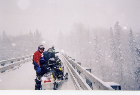 snowmobiling