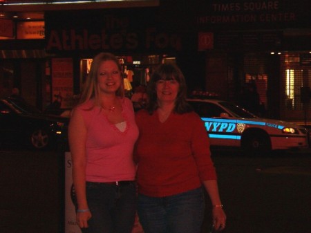 Jess & I in Times Square