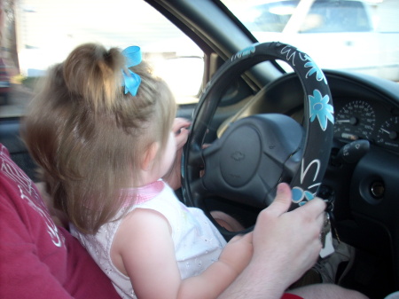 Harmony driving our car