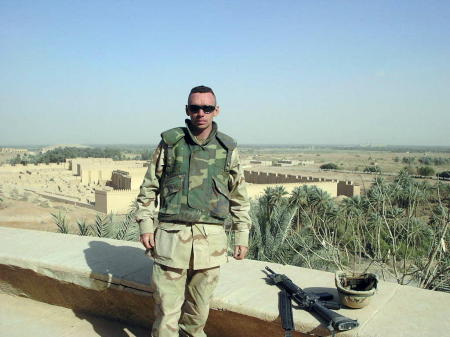 Sean in Iraq, 2003