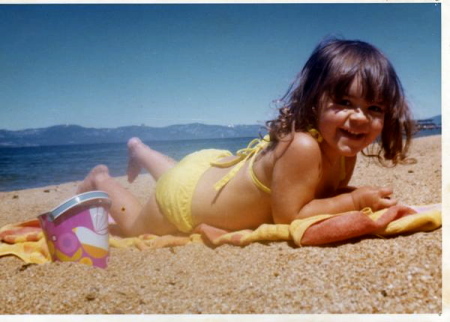 Here I am in Tahoe when I was little.