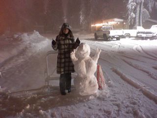 me and snowwomen