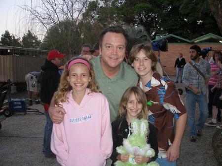 My kids with Tom Arnold