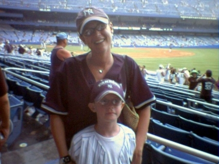 Patrick (my nephew) and I at Yankees stadium