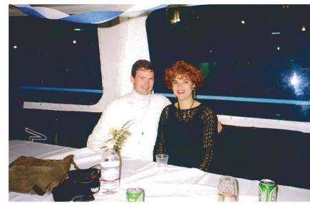 Tom and Tasch on a dinner cruise 1999