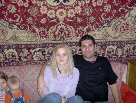 Ksenia and I in Kyrgyzstan 2006