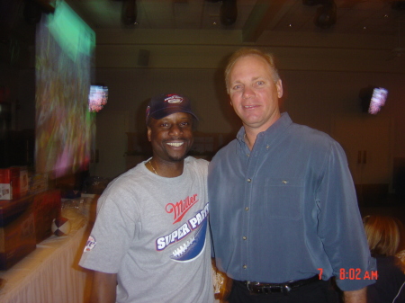 Jay Schroeder (Oak Raiders) & me for the USO Tour