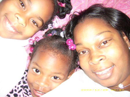 Me and my lil angels, Kacie and Leiah!!