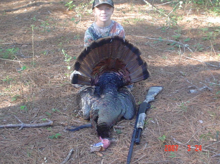 Chase 11 yr.  First turkey   3/24/2007