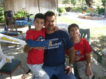 dad and boys