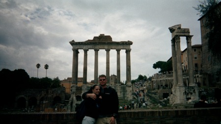 Wife and I in Rome
