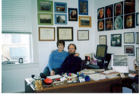 me and Judy in my Aspen office