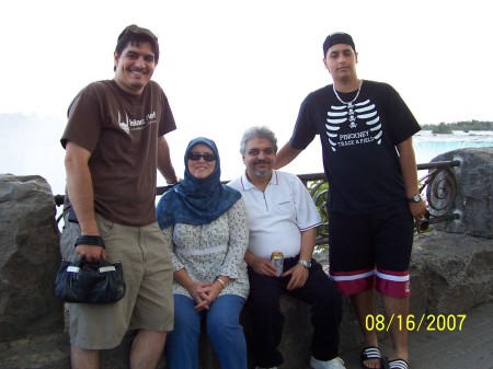 Our family at Niagra Falls