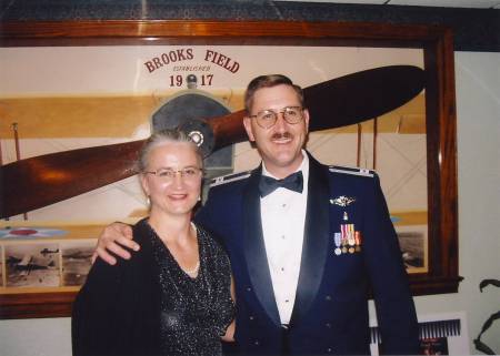 Jennifer & Rick, Dining Out Brooks AFB 03'