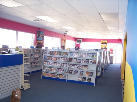 inside our video store