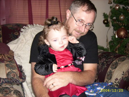 Tim with granddaughter Madison