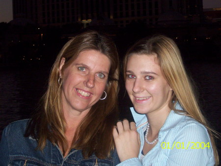 My daughter Emily and I in Vegas