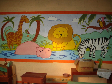 Classroom Mural Painted Sept 16 2006
