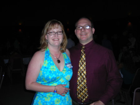 Nick and I at the reunion last Aug.