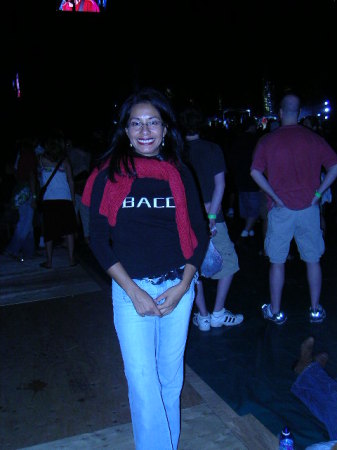 Noris at the U2 concert in Hawaii