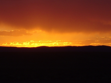 wyoming sunset