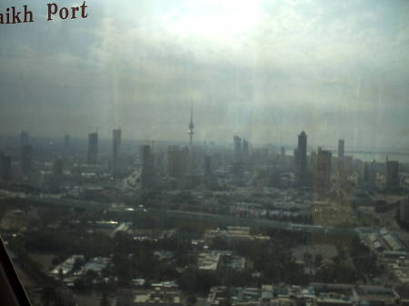 Kuwait City and the Persian Gulf