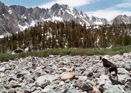 day hike in the Sierra Nevada